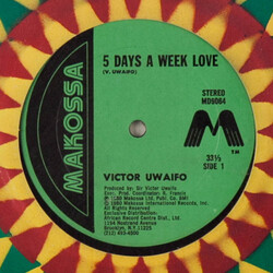 Victor Uwaifo 5 Days A Week Love / Arabade USED VINYL 12INCH