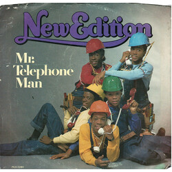 New Edition Mr. Telephone Man USED VINYL 7INCH 45 RPM SINGLE