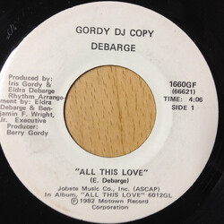 Debarge All This Love USED VINYL 7INCH 45 RPM PROMO