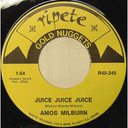 Amos Milburn Juice Juice Juice USED VINYL 7INCH 45 RPM SINGLE REISSUE