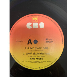 Kris Kross Jump USED VINYL 12INCH 45 RPM MAXI-SINGLE PROMO