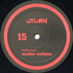 Heiko Laux Matter Anthem USED VINYL 12INCH 45 RPM 33 S RPM