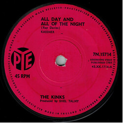 The Kinks All Day And All Of The Night USED VINYL 7INCH 45 RPM SINGLE