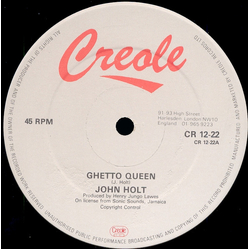 John Holt Ghetto Queen Vinyl 12" USED