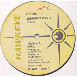 Frankie Paul Midnight Raver / Hungry Belly Yardy Vinyl 12" USED