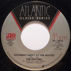 The Drifters Saturday Night At The Movies / I Count The Tears Vinyl 7" USED