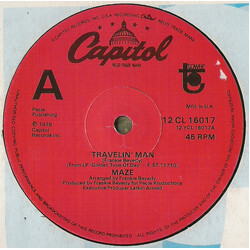 Maze Featuring Frankie Beverly Travelin' Man USED VINYL 12INCH 45 RPM SINGLE
