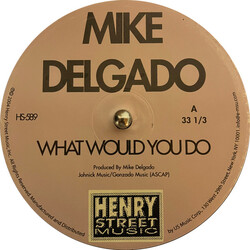 Mike Delgado What Would You Do USED VINYL 12INCH 33 S RPM