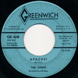 The Chiefs (3) Apache! / Dee's Dream USED VINYL 7INCH 45 RPM SINGLE