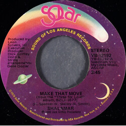 Shalamar Make That Move USED VINYL 7INCH 45 RPM SINGLE STYRENE STEREO