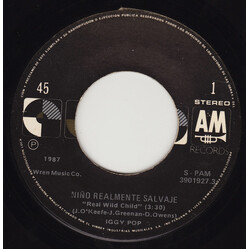 Iggy Pop Niño Realmente Salvaje USED VINYL 7INCH 45 RPM SINGLE