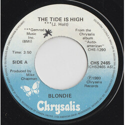 Blondie The Tide Is High USED VINYL 7INCH 45 RPM SINGLE