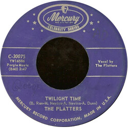 The Platters Twilight Time / For The First Time (Come Prima) USED VINYL 7INCH 45 RPM REISSUE
