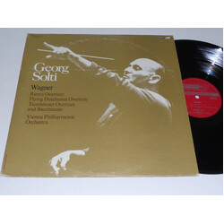 Georg Solti Wagner: Rienzi Overture, Flying Dutchman Overture, Tannhauser Overture, And Bacchanale - Vienna Philharmonic Orchestra Vinyl LP USED