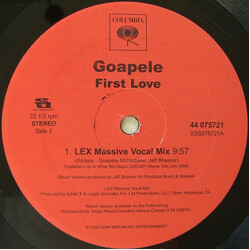 Goapele First Love USED VINYL 12INCH 33 S RPM