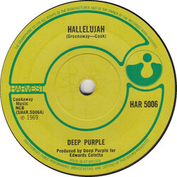 Deep Purple Hallelujah USED VINYL 7INCH 45 RPM SINGLE