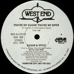 Sugar & Spice (3) You're My Sugar, You're My Spice VINYL 12" USED