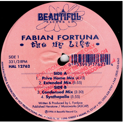 Fabian Fortuna The Up Lift USED VINYL 12INCH 33 S RPM