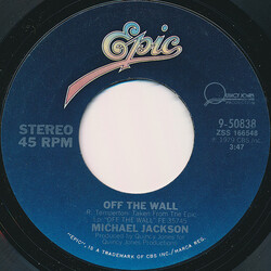 Michael Jackson Off The Wall USED VINYL 7INCH 45 RPM SINGLE STYRENE STEREO