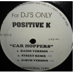 Positive K Nightshift / I Got A Man / Car Hoppers USED VINYL 12INCH PROMO
