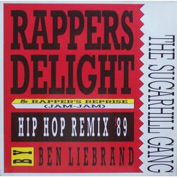 Sugarhill Gang Rapper's Delight (Hip Hop Remix '89) USED VINYL 12INCH 45 RPM MAXI-SINGLE