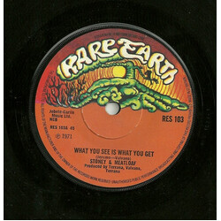 Stoney & Meatloaf What You See Is What You Get USED VINYL 7INCH 45 RPM SINGLE