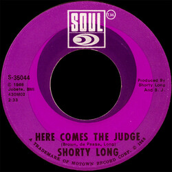 Shorty Long (2) Here Comes The Judge USED VINYL 7INCH SINGLE 45 RPM