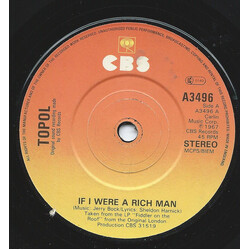 Topol / Jonathan Lynn If I Were A Rich Man/Miracle Of Miracles USED VINYL 7INCH 45 RPM SINGLE
