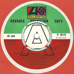 Quincy Jones Listen To The Melody / Hot Rock Theme USED VINYL 7INCH 45 RPM PROMO