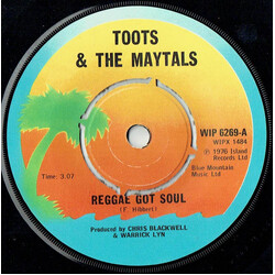 Toots & The Maytals Reggae Got Soul USED VINYL 7INCH 45 RPM