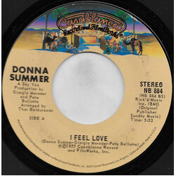 Donna Summer I Feel Love USED VINYL 7INCH 45 RPM REPRESS STYRENE