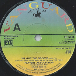 The Players Association We Got The Groove USED VINYL 7INCH 45 RPM SINGLE