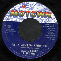 Gladys Knight And The Pips / Marvin Gaye Just A Closer Walk With Thee / His Eye Is On The Sparrow USED VINYL 7INCH 45 RPM