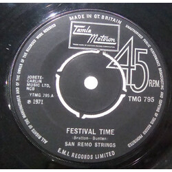 San Remo Golden Strings Festival Time USED VINYL 7INCH 45 RPM SINGLE