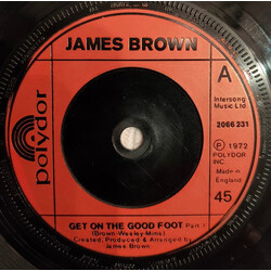 James Brown Get On The Good Foot USED VINYL 7INCH 45 RPM