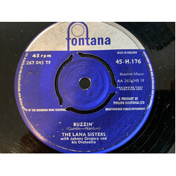 The Lana Sisters / John Gregory And His Orchestra Buzzin' / Cry, Cry, Baby USED VINYL 7INCH 45 RPM