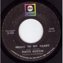Patti Austin Music To My Heart USED VINYL 7INCH SINGLE 45 RPM