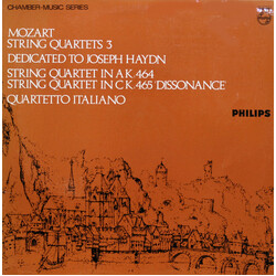 Wolfgang Amadeus Mozart / Quartetto Italiano String Quartets 3 - Dedicated To Joseph Haydn Vinyl LP USED