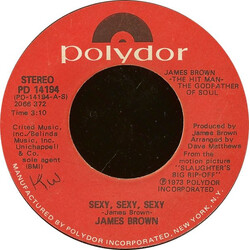 James Brown Sexy, Sexy, Sexy USED VINYL 7INCH SINGLE 45 RPM