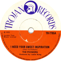 The Pioneers I Need Your Sweet Inspiration USED VINYL 7INCH SINGLE