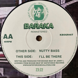 Baraka Nutty Bass / I'll Be There USED VINYL 12INCH 45 RPM REISSUE REMASTERED