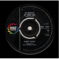 Homer Banks 60 Minutes Of Your Love USED VINYL 7INCH 45 RPM SINGLE