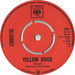 Christie Yellow River USED VINYL 7INCH 45 RPM SINGLE