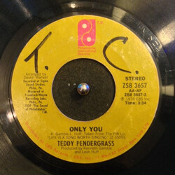 Teddy Pendergrass Only You / It Don't Hurt Now USED VINYL 7INCH SINGLE