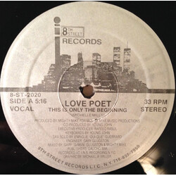 Love Poet This Is Only The Beginning USED VINYL 12INCH 33 S RPM STEREO
