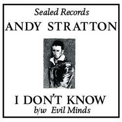 Andy Stratton I Don't Know b/w Evil Minds USED VINYL 7INCH 45 RPM REISSUE