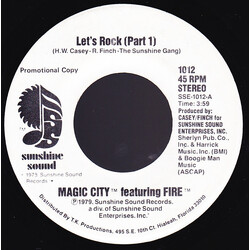 Magic City (2) / Fire (5) Let's Rock USED VINYL 7INCH 45 RPM PROMO STEREO