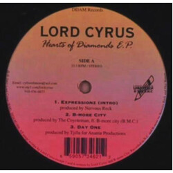 Lord Cyrus (2) Hearts Of Diamonds EP USED VINYL 12INCH EP