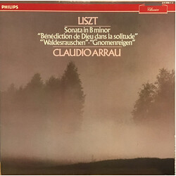 Franz Liszt / Claudio Arrau Sonate H-moll / Bénédiction De Dieu Dans La Solitude / Waldesrauschen / Gnomenreigen Vinyl LP USED