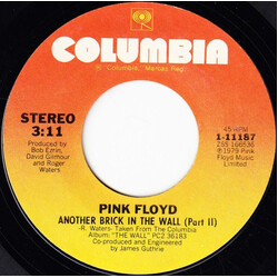Pink Floyd Another Brick In The Wall (Part II) USED VINYL 7INCH 45 RPM SINGLE STYRENE STEREO